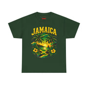 Jamaica Sunset Tee — Tropical Palm Beach Vacation T-Shirt