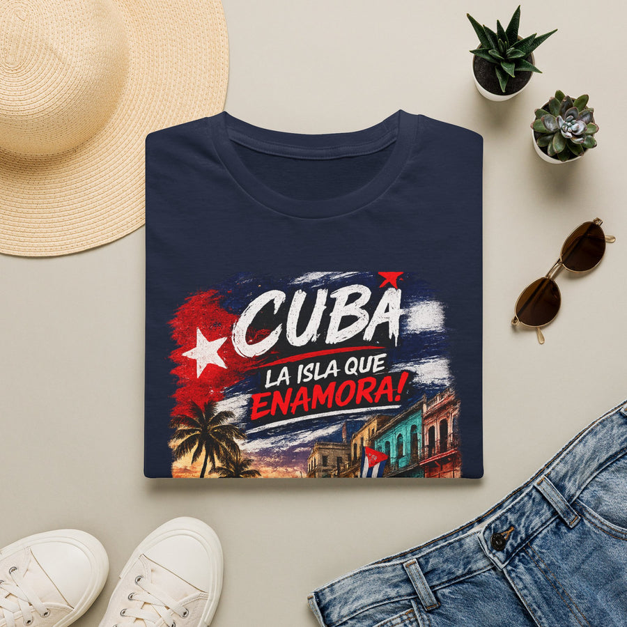 Cuba La Isla Que Enamora T-Shirt — Vintage Cuban Travel Tee