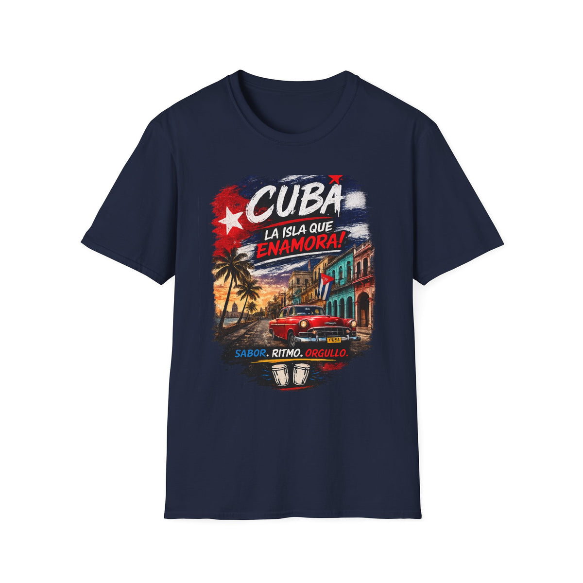 Cuba La Isla Que Enamora T-Shirt — Vintage Cuban Travel Tee