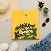 Wah Gwaan Jamaica! T-Shirt — Jamaican Sunset Reggae Vibe Tee