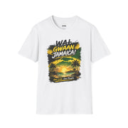 Wah Gwaan Jamaica! T-Shirt — Jamaican Sunset Reggae Vibe Tee