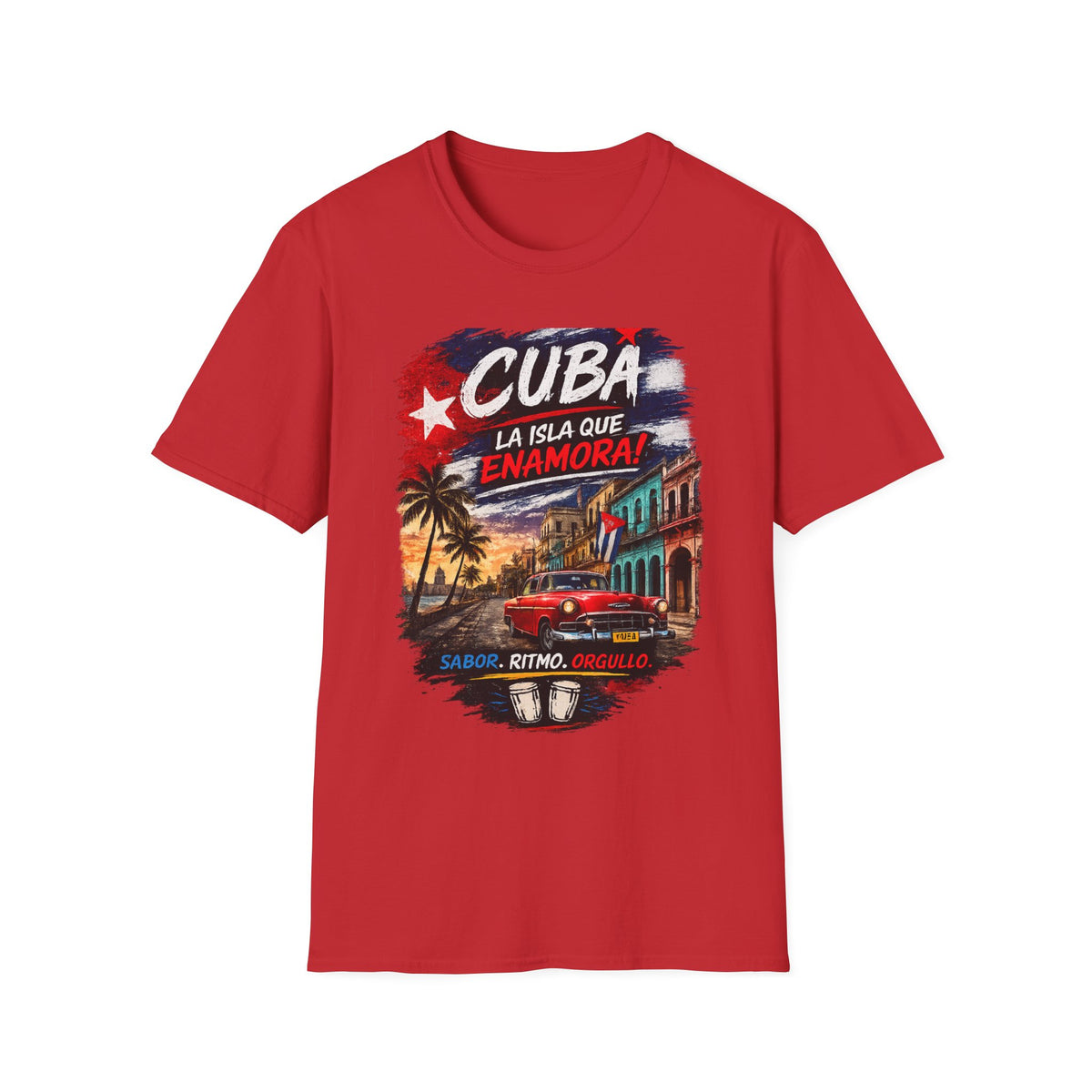 Cuba La Isla Que Enamora T-Shirt — Vintage Cuban Travel Tee