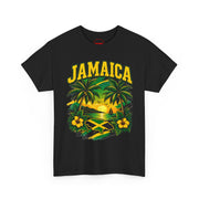 Jamaica Sunset Tee — Tropical Palm Beach Vacation T-Shirt