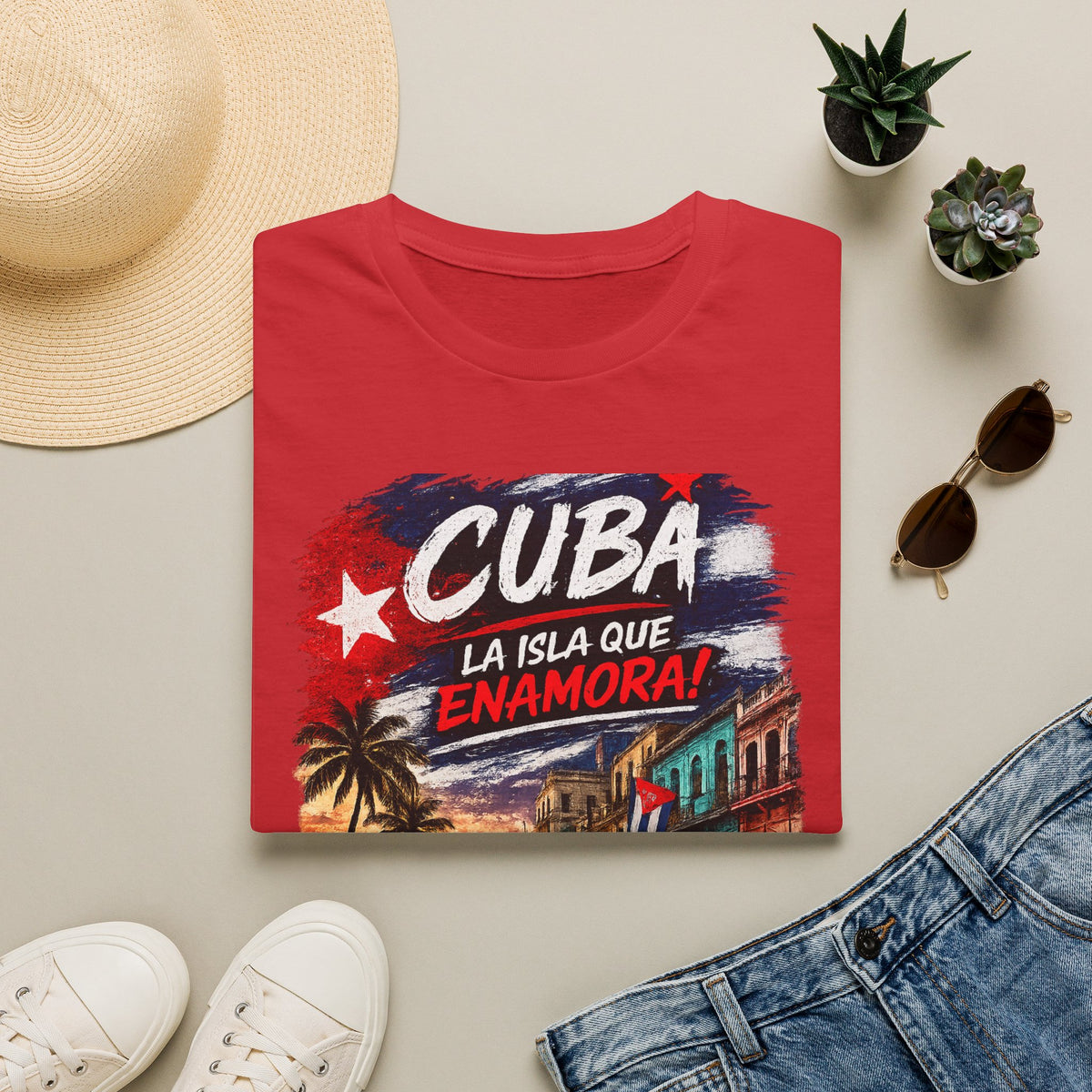 Cuba La Isla Que Enamora T-Shirt — Vintage Cuban Travel Tee
