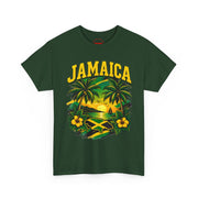 Jamaica Sunset Tee — Tropical Palm Beach Vacation T-Shirt